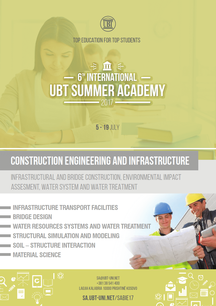 Akademia verore e fakultetit te Inxhinieri se Ndërtimit dhe Infrastruktura 2016