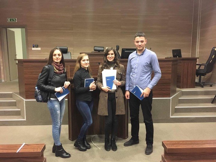 Studentët e UBT-së, pjesë e trajnimit të OSCE-së mbi mënyrën e raportimit në gjykata