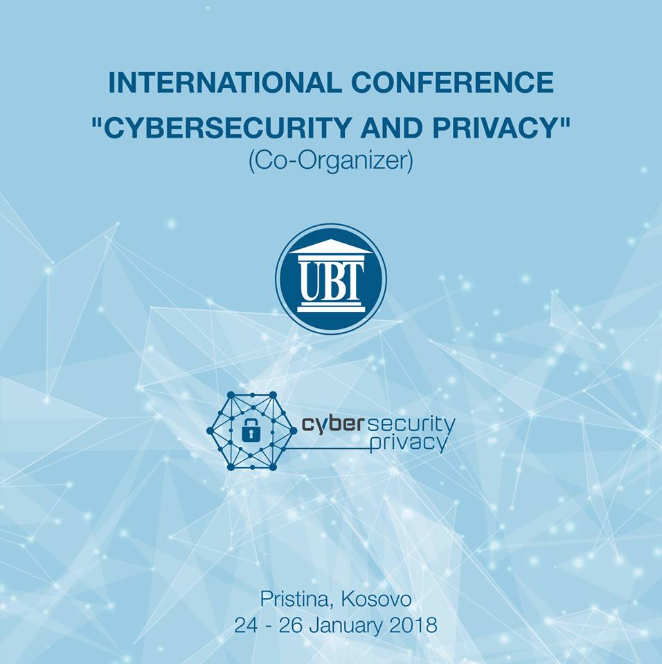 UBT, pjesë e konferencës më të madhe për siguri dhe privatësi