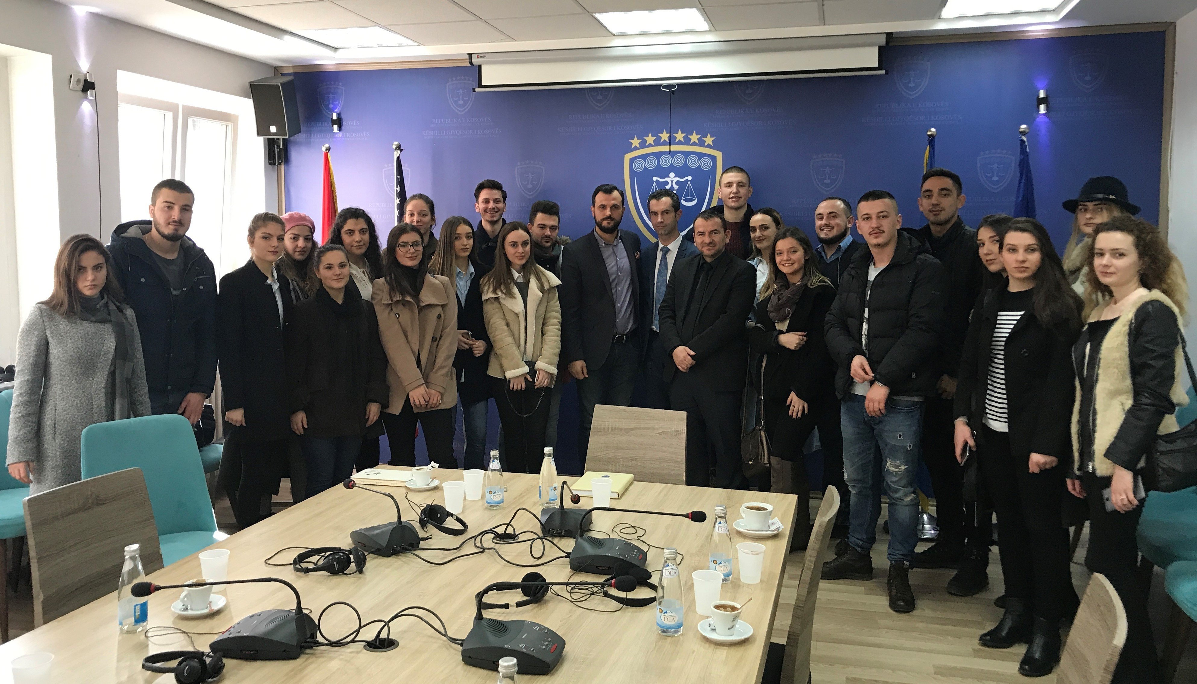 Studentët e UBT-së vizituan Këshillin Gjyqësor të Kosovës