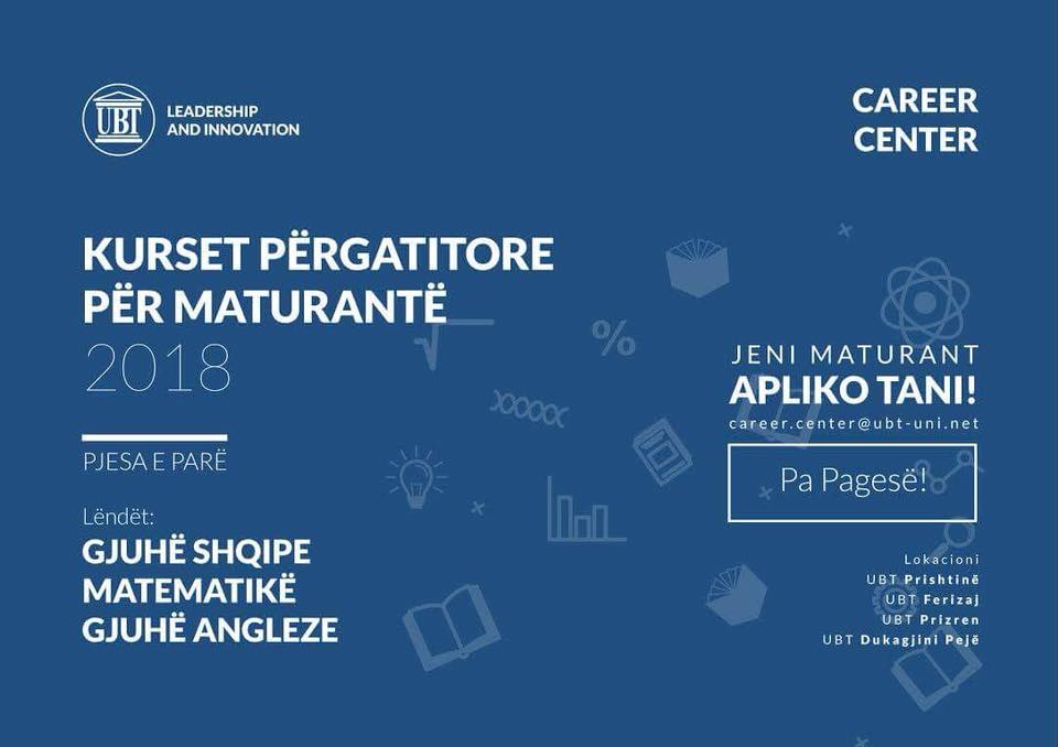 Fillon regjistrimi i maturantëve për Programin Përgatitor të Maturës