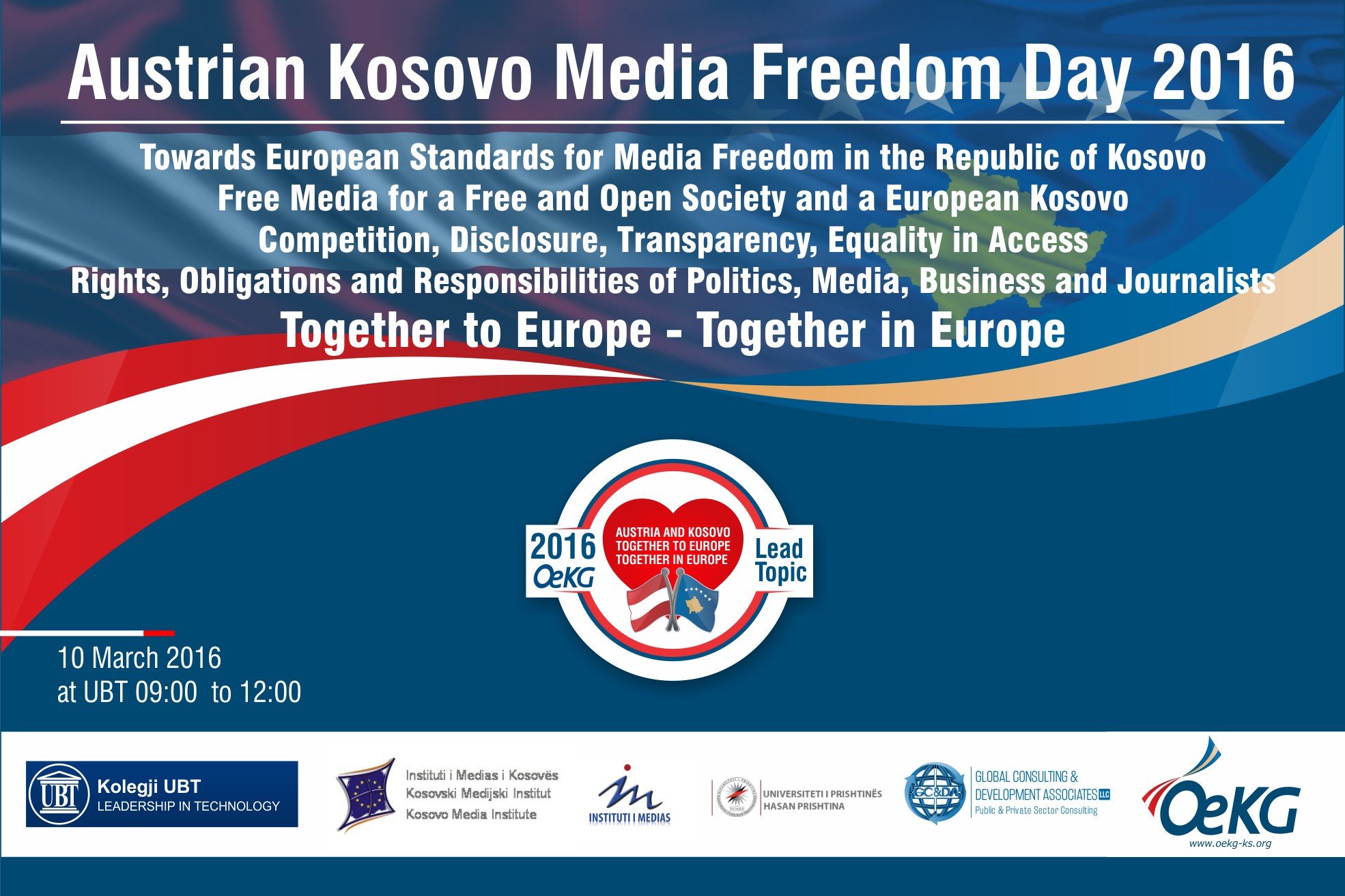 Ju ftojmë të përcillni konferencën: “Dita Austriake-Kosovare e lirisë së mediave”
