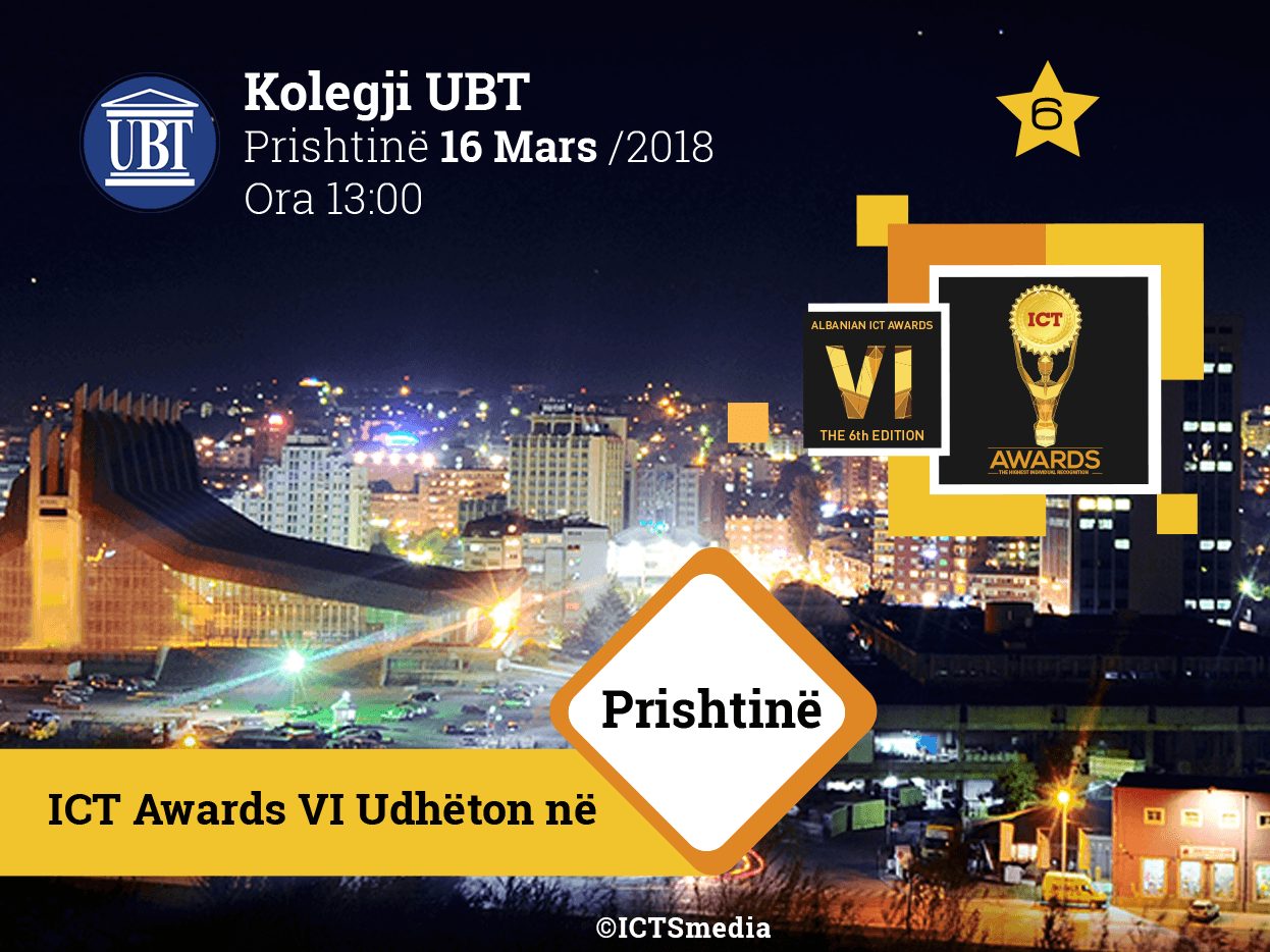 Nesër ICT Awards do të mbajë takim informues me studentë të UBT-së