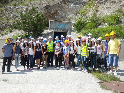 The students of Architecture and Engineering at the UBT visited Macedonia