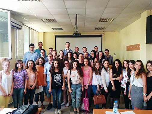 Numerous activities of the students of Political Sciences at the UBT