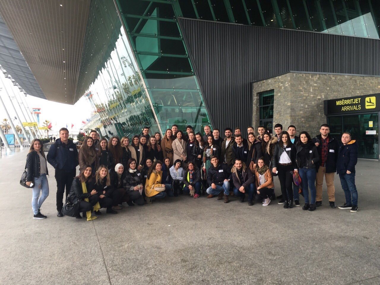 Around 50 UBT Architecture Students on Study Visit to Tirana