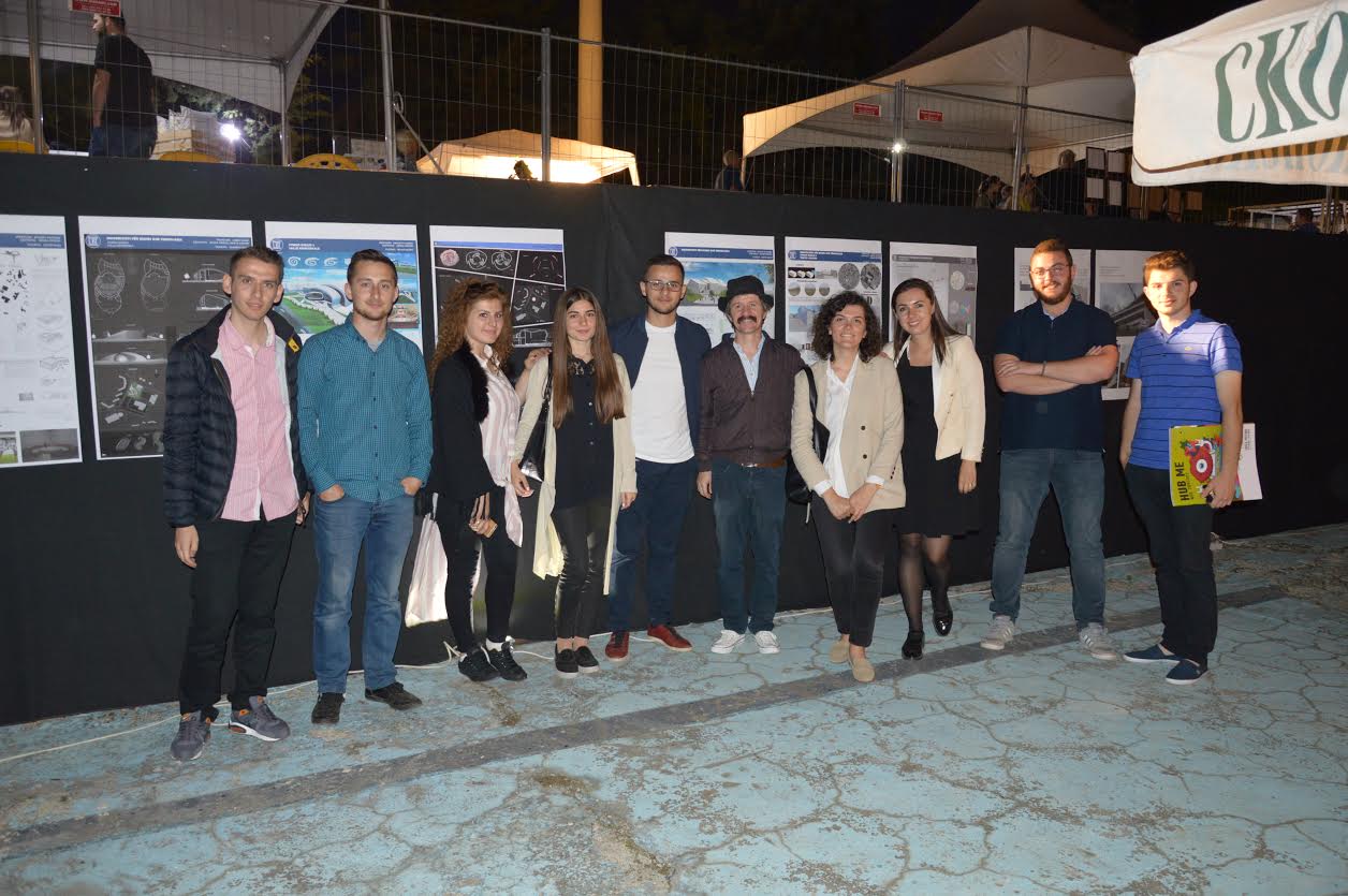 Studentët e UBT-së, pjesëmarrës në ekspozitën “Creative Skopje”