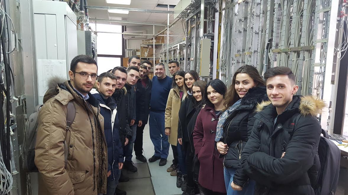 Studentët e SHKI-së vizituan Telekomin e Kosovës