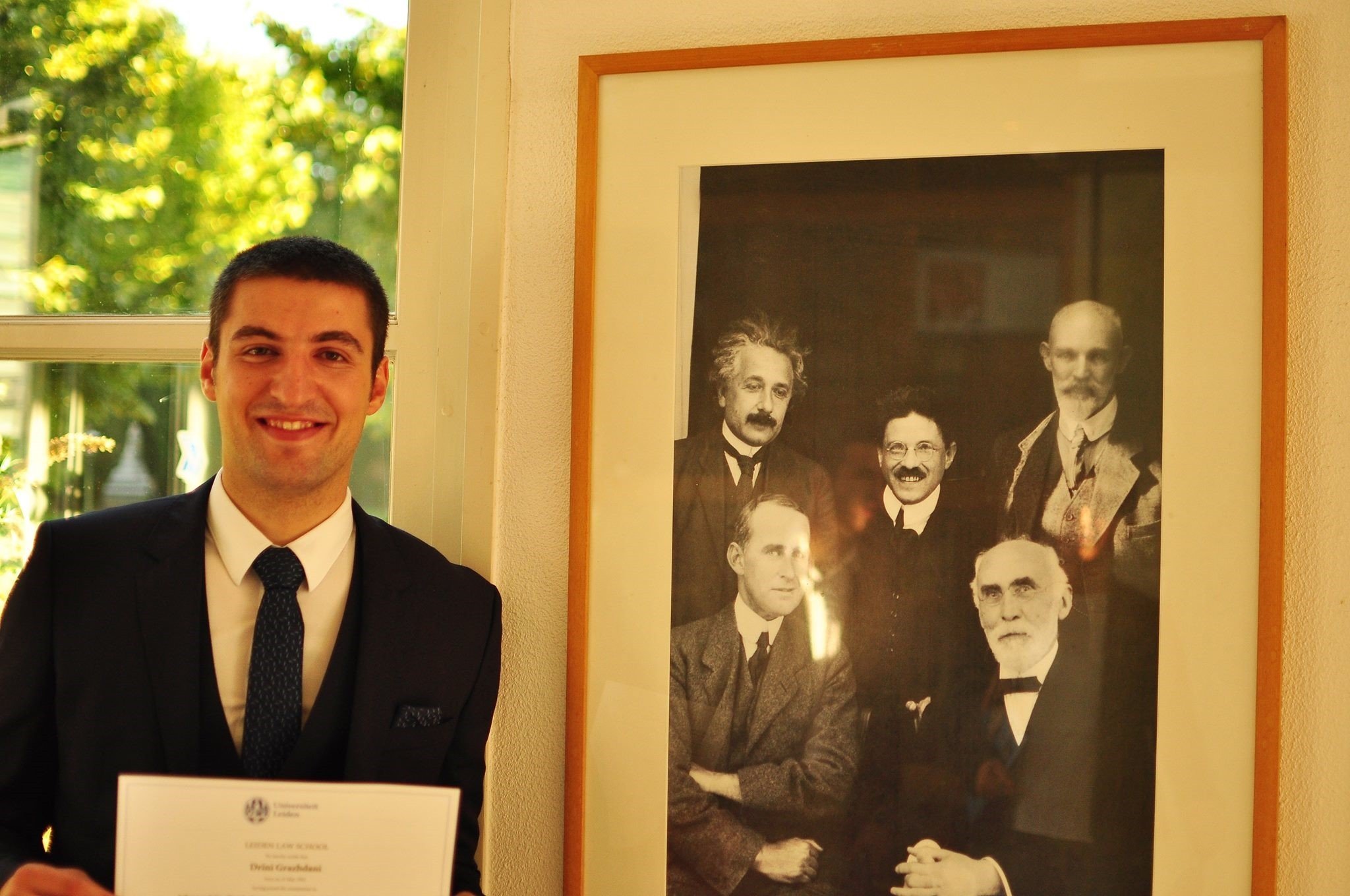 Drin Grazhdani, dikur student i UBT-së, tash koordinator dhe ligjërues në Juridik