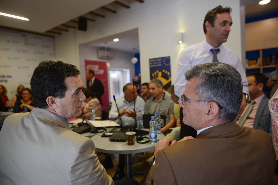 The UBT rector Mr. Hajrizi participated in meeting which was called by the Ambassador Mrs.Apostolova