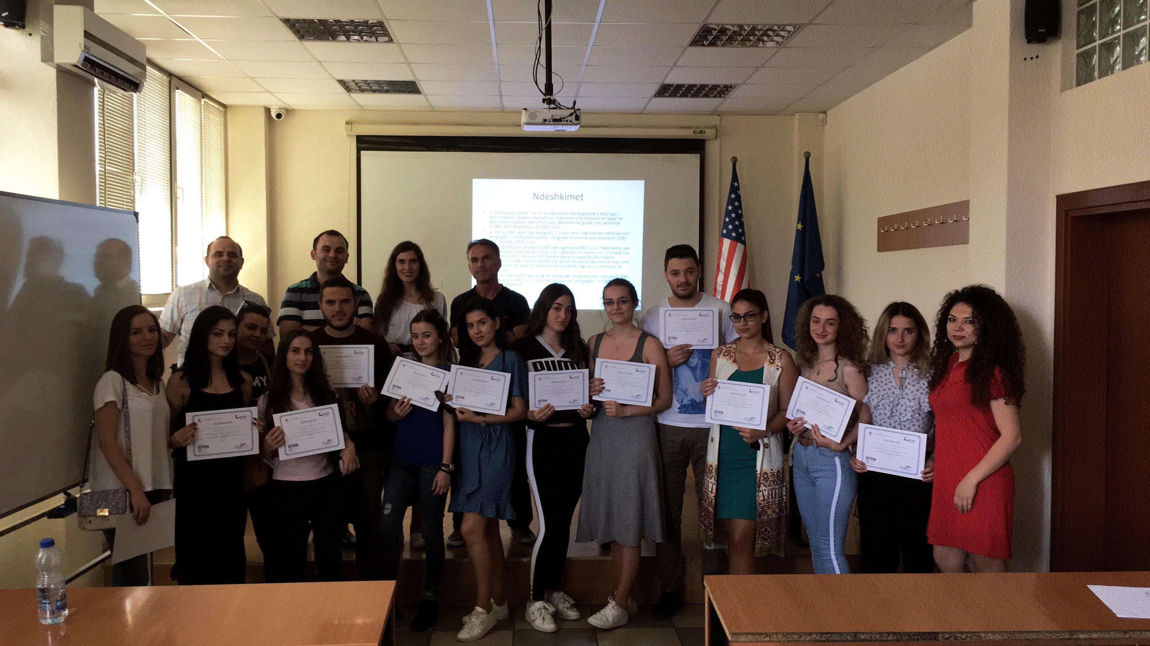 BIRN mban trajnim për gazetari hulumtuese për studentët e UBT-së