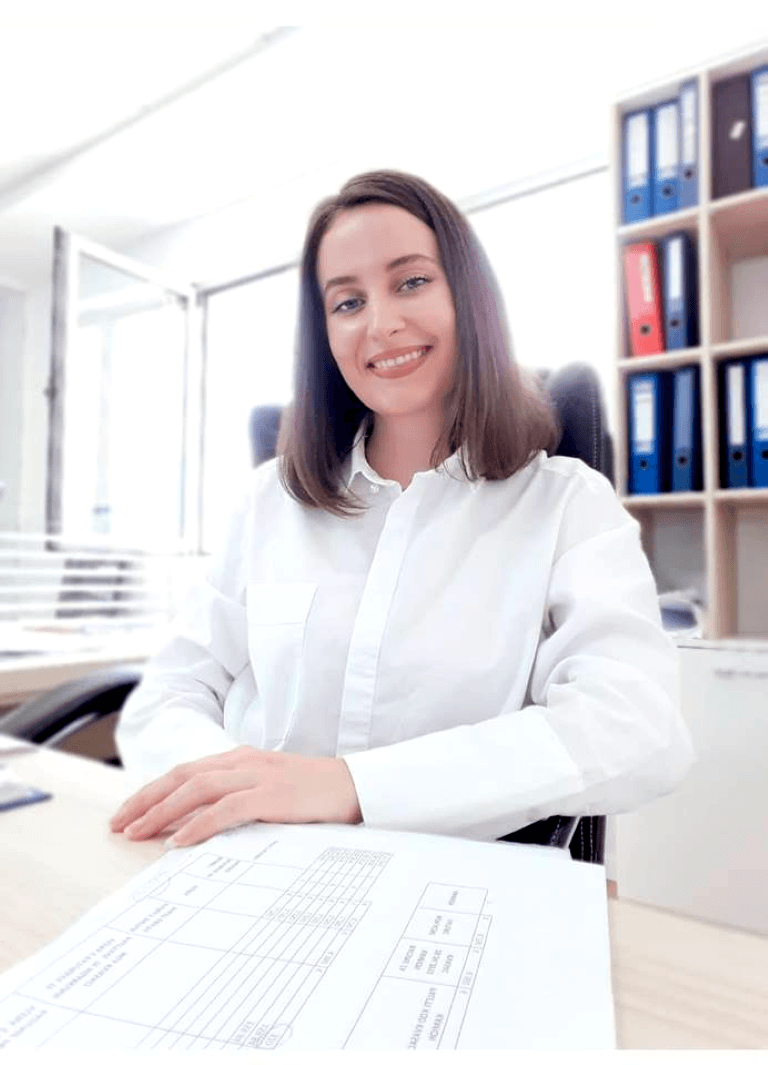 The former student of the Faculty of Management, Business and Economy, Edona Kullashi is employed in “Elkos”company