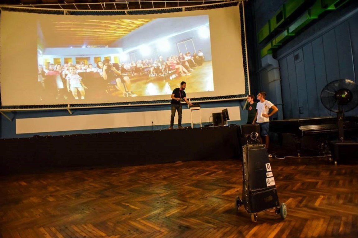 The UBT professor, Valmir Hoxha, a lecturer in the conference for technology “DokuTech”