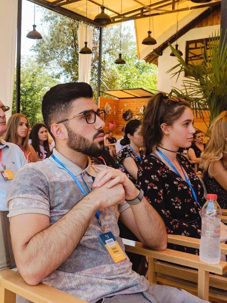 The UBT student, Emin Emini a lecturer in “Girls Coding Kosova”