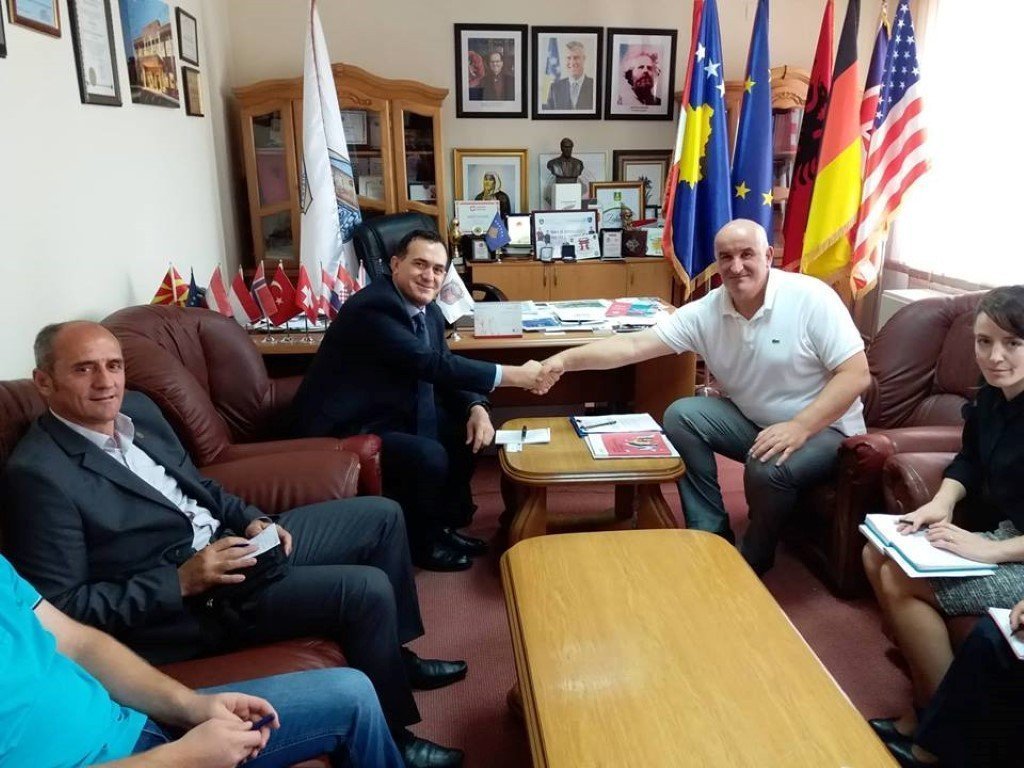 UBT and the Municipality of Vitia discuss about the possibilites of a cooperation in the field of environment and development