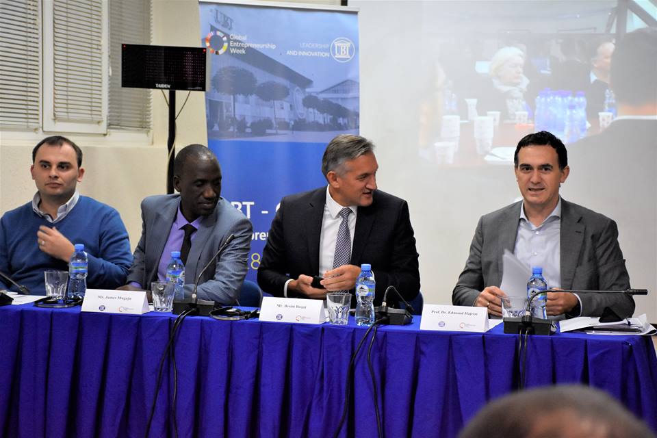 In the framework of the first of the Global Week of Entrepreneurship UBT has addressed the barriers which are faced by entrepreneurs