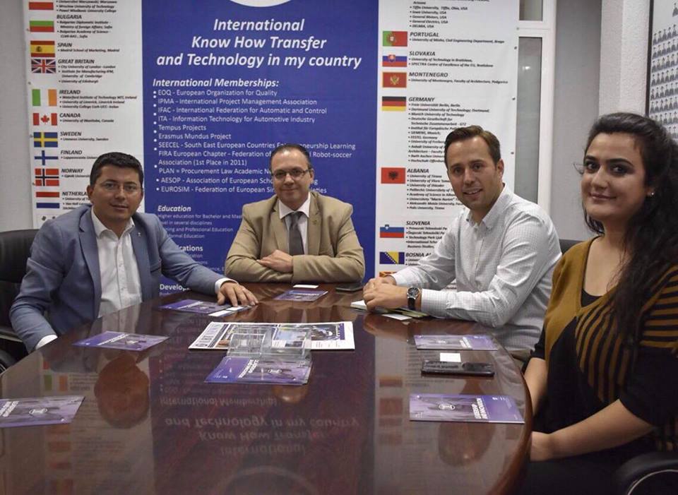 UBT representatives have held a meeting with the head of Microsoft in Albania Sokol Vladi