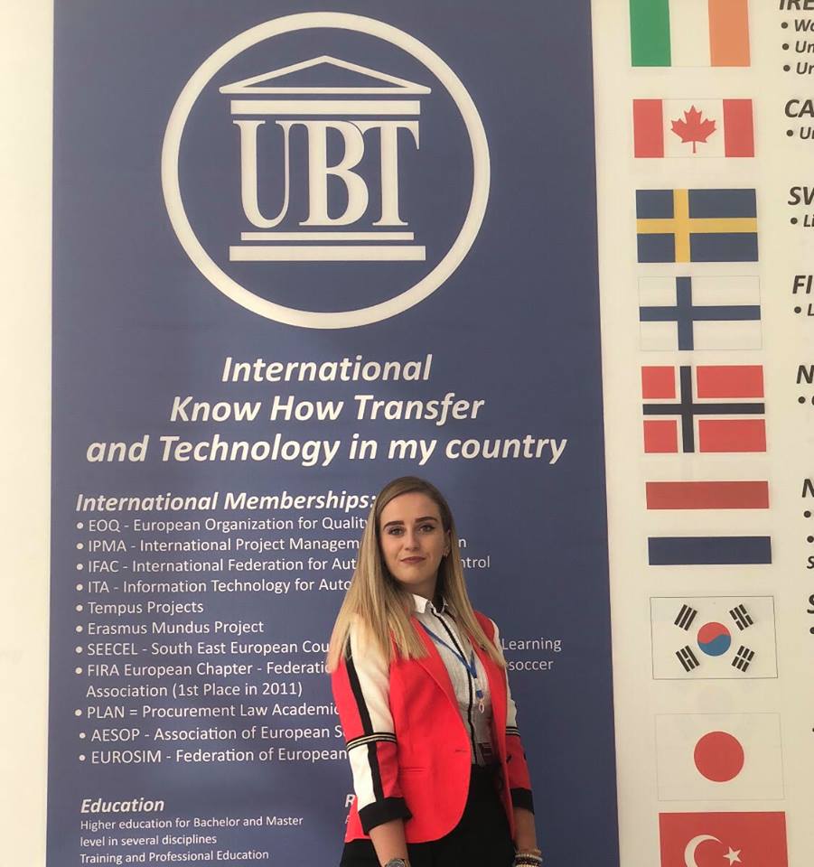 Dikur studente e SHKI-së, tash e punësuar në UBT