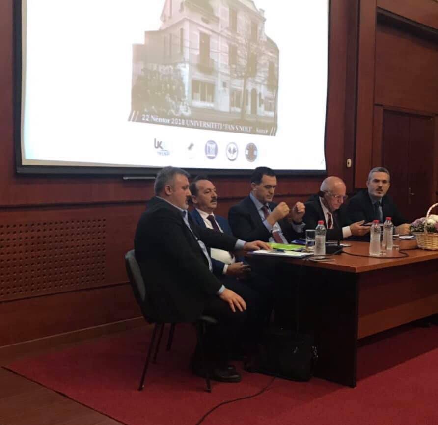 The UBT Rector Hajrizi was a panelist at the conference organized in the framework of the 110 anniversary of “Manastir Congress”