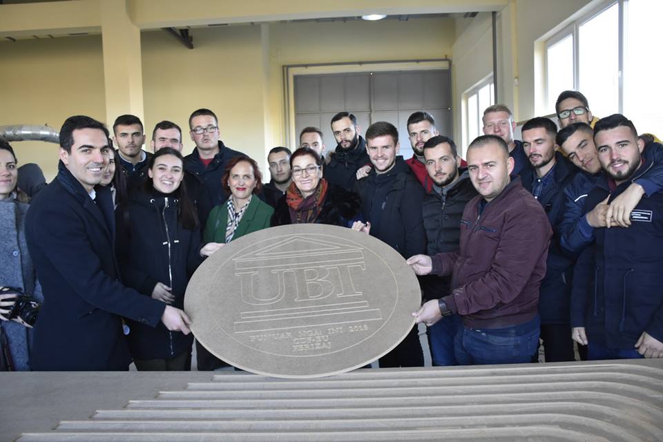 The UBT students visited the Center of Wood Refinement