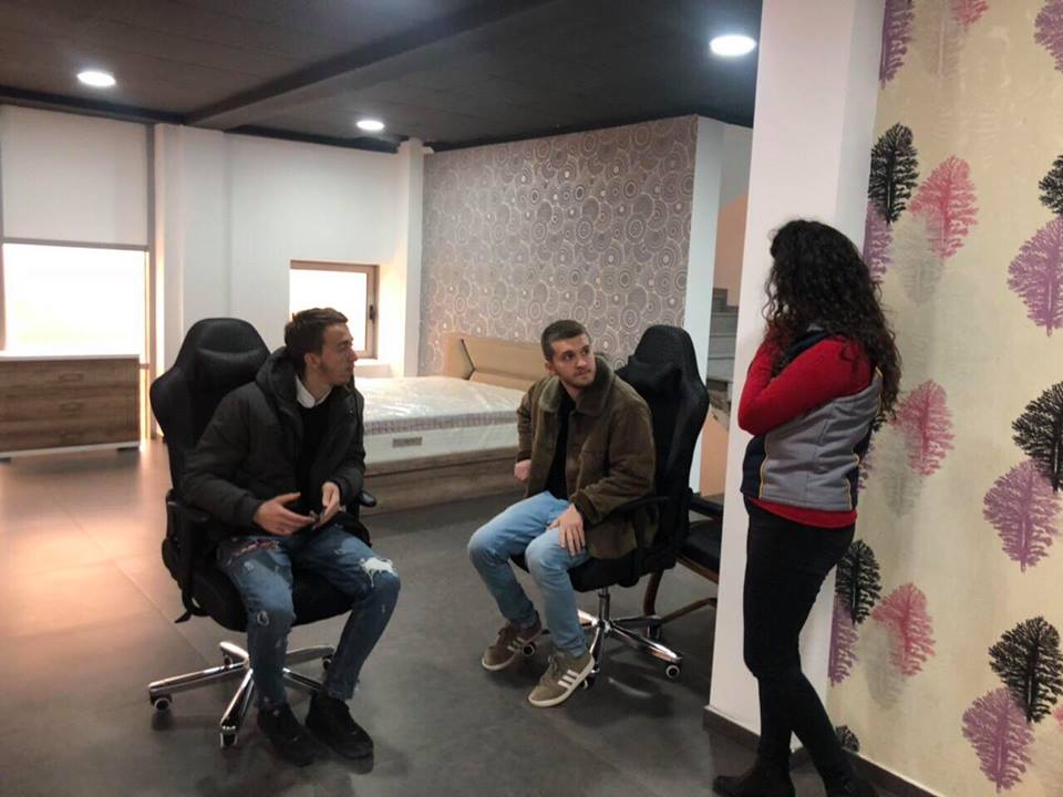 The UBT students from the Faculty of Integrated Design visited the “Walker”, furniture