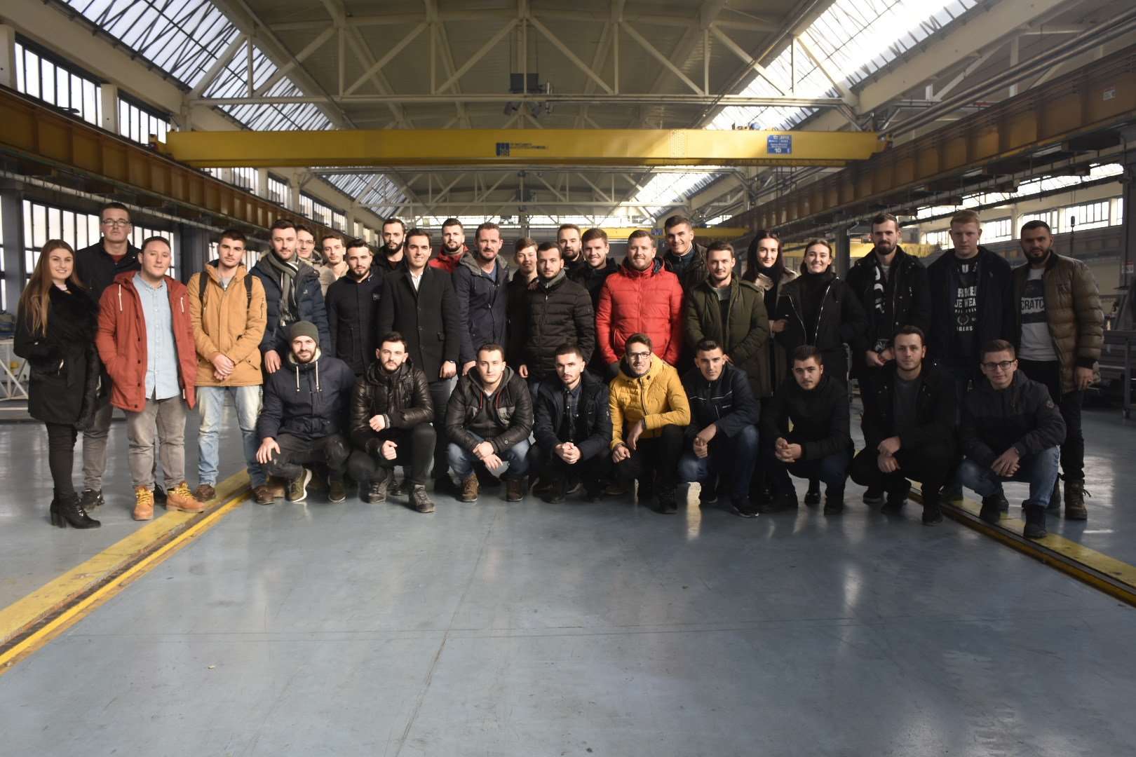 The UBT students paid a visit to the largest factory in the Southeast Europe concerned with the manufacturing of steel pipes