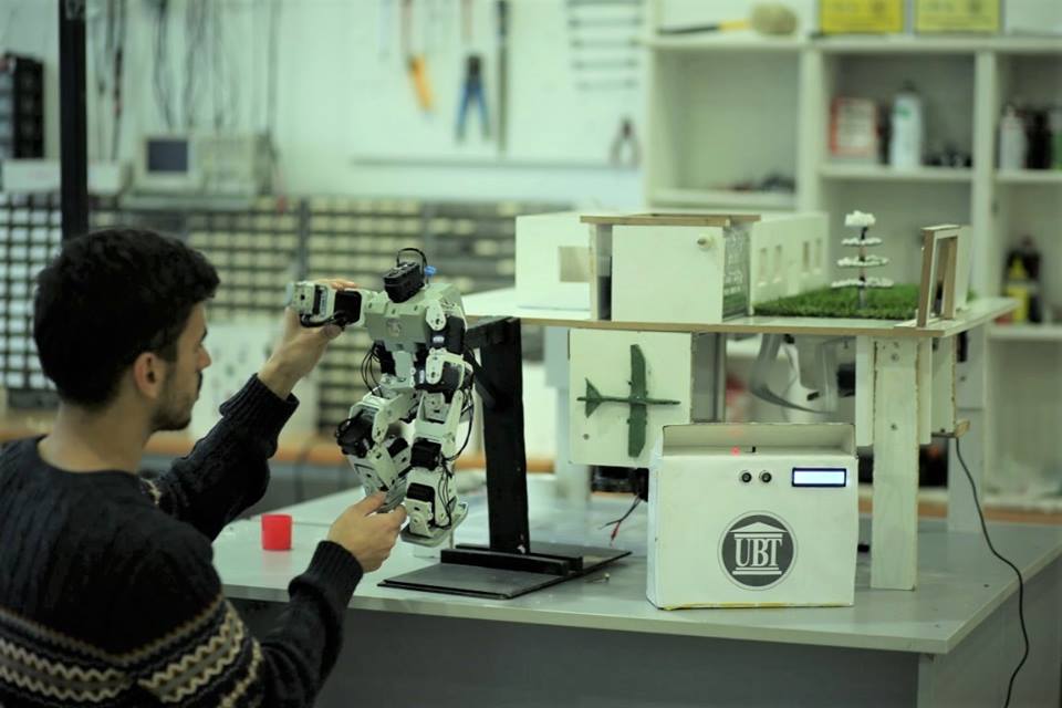 The mechatronics lab, is the place where are being implemented into practice the innovative ideas of UBT students