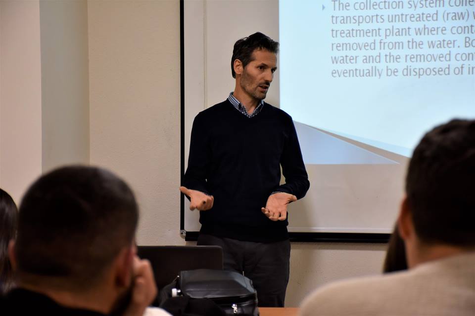 Thematic lecture on wastewater treatment and water quality was held at UBT