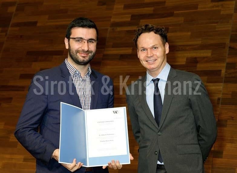 The scientific paper of the UBT professor Adhurim Haxhimusa has been awarded as the best paper for 2018, in Vienna