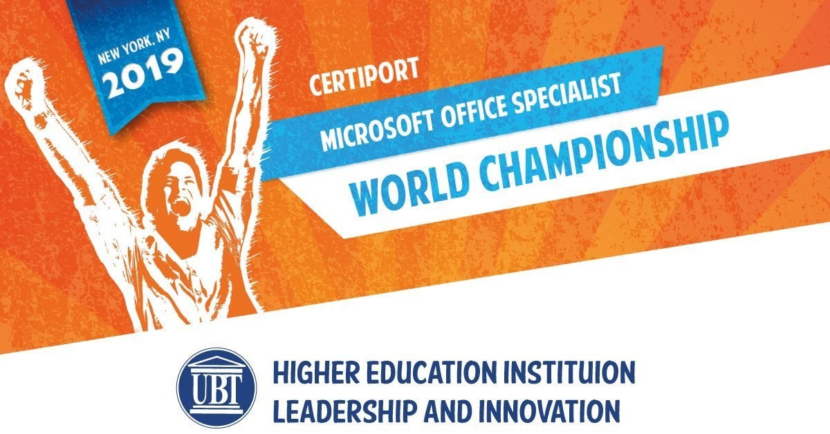 Për herë të parë në Kosovë, UBT dhe Certiadria organizojnë Garën Shtetërore Microsoft Office Specialist “MOS”