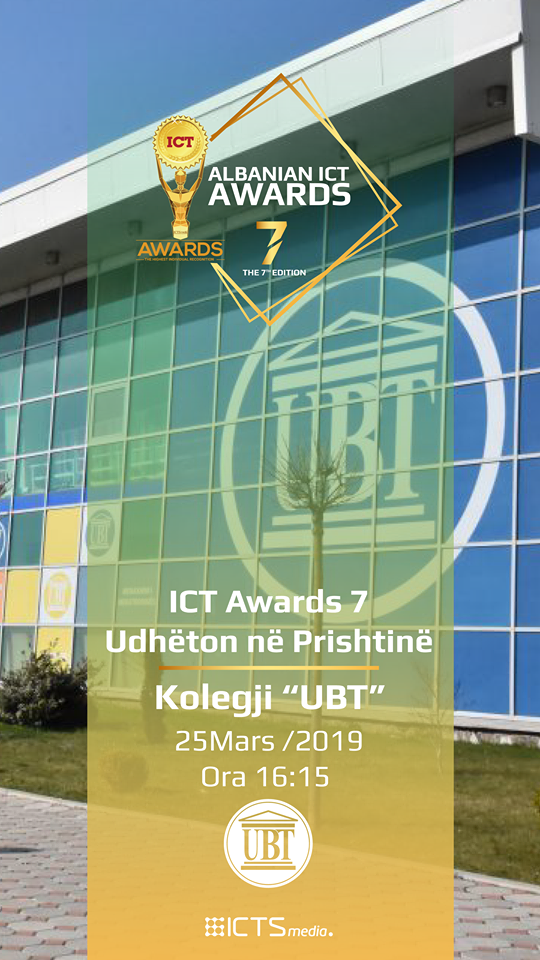 Announcement: “Albanian ICT Awards” will hold an informing session for UBT students