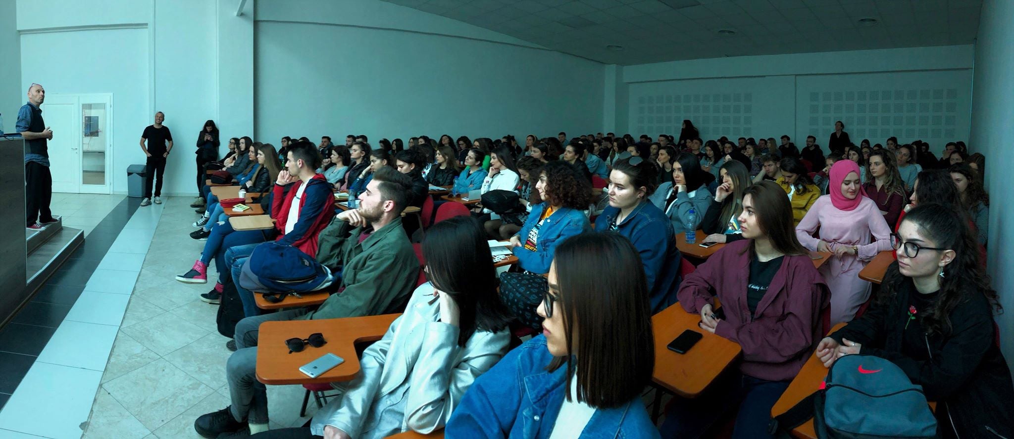 Well-known artist, Nir Alon has created an artistic work at UBT
