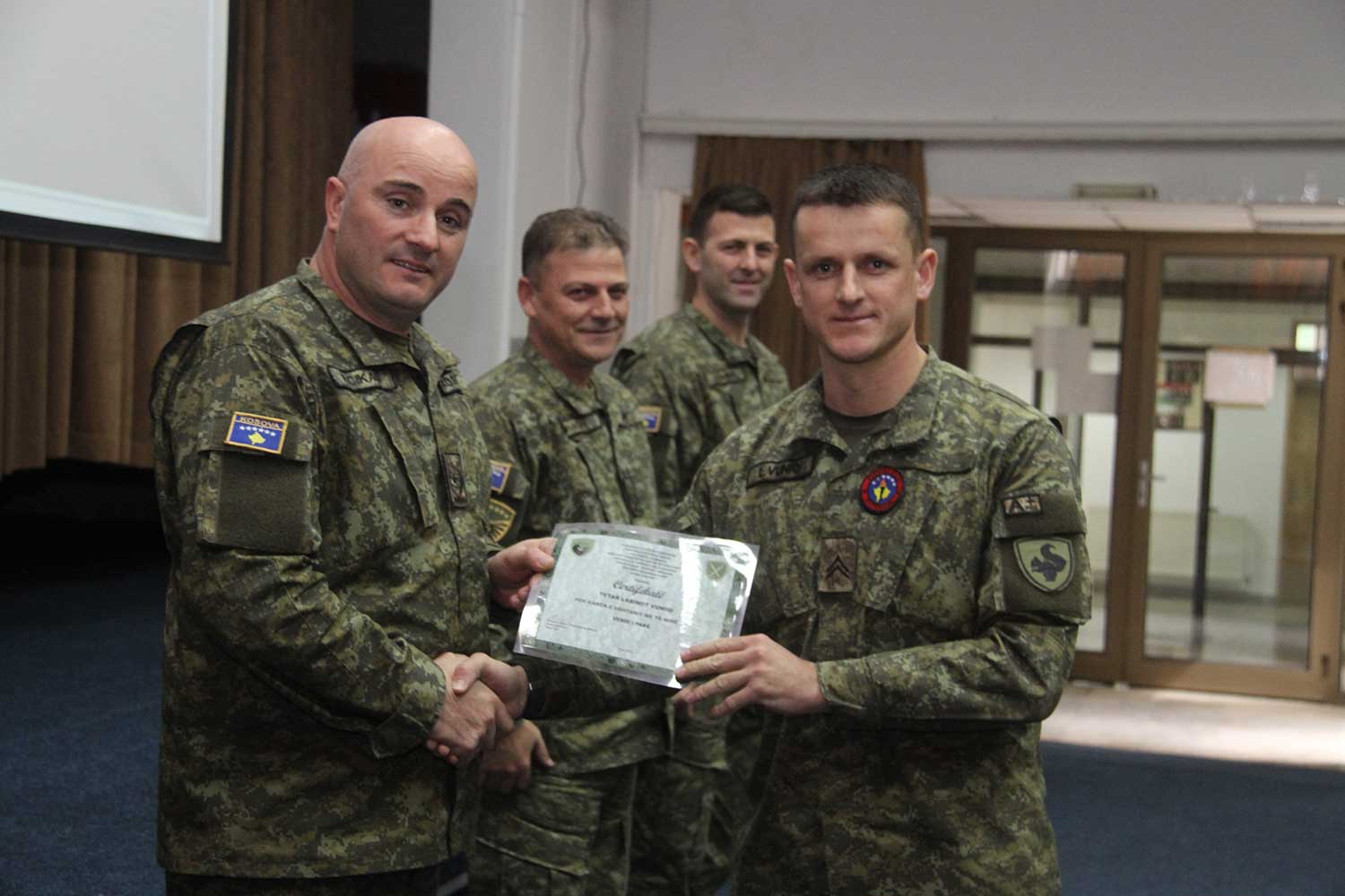 The UBT student, best soldier of the Operational Support Brigade