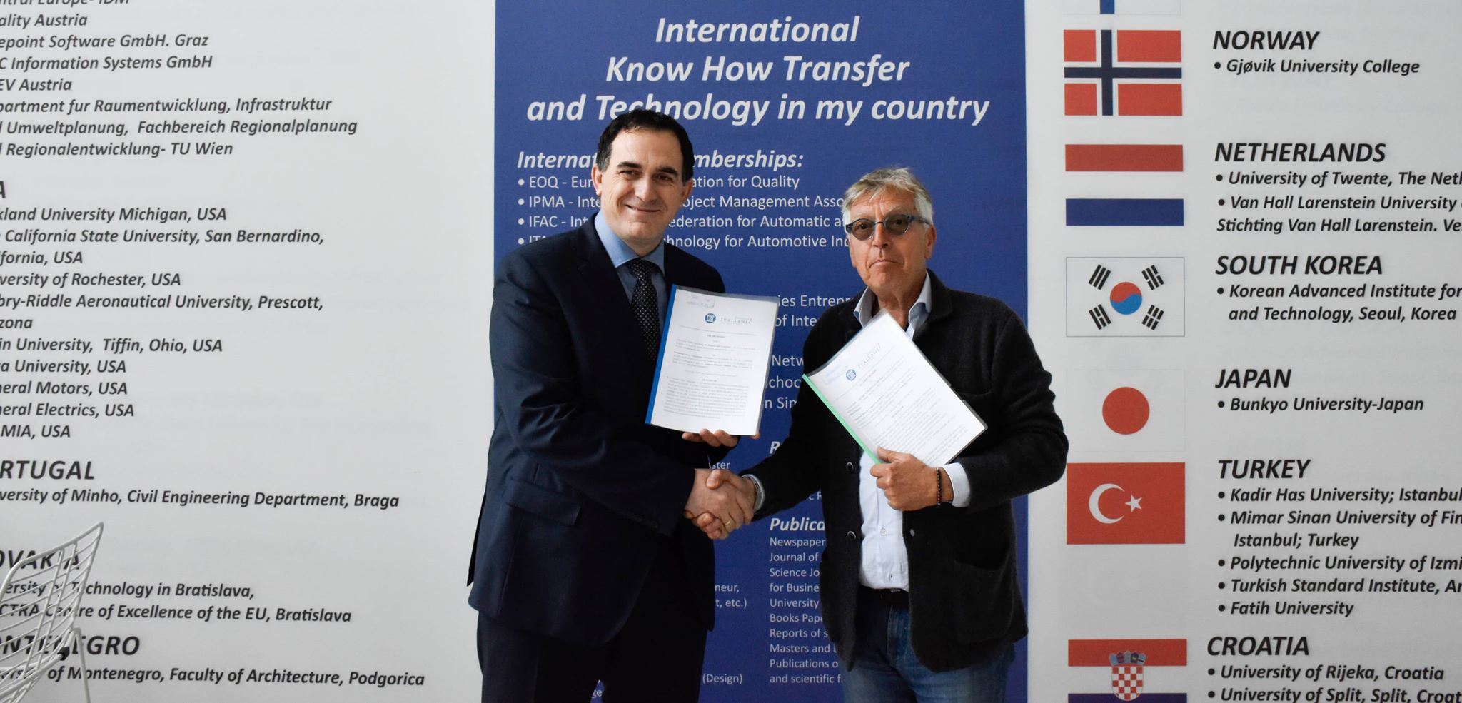 UBT began the cooperation with the Italian Foundation/Research Organization