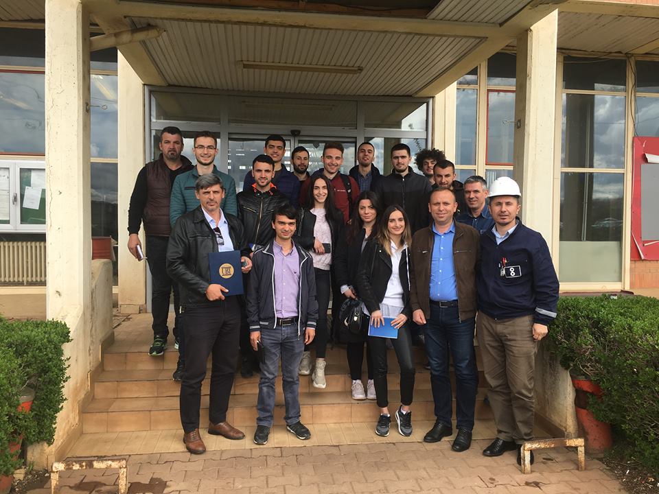 The students from the Faculty of Energy Engineering Students visited the NewCo Ferronikeli Factory