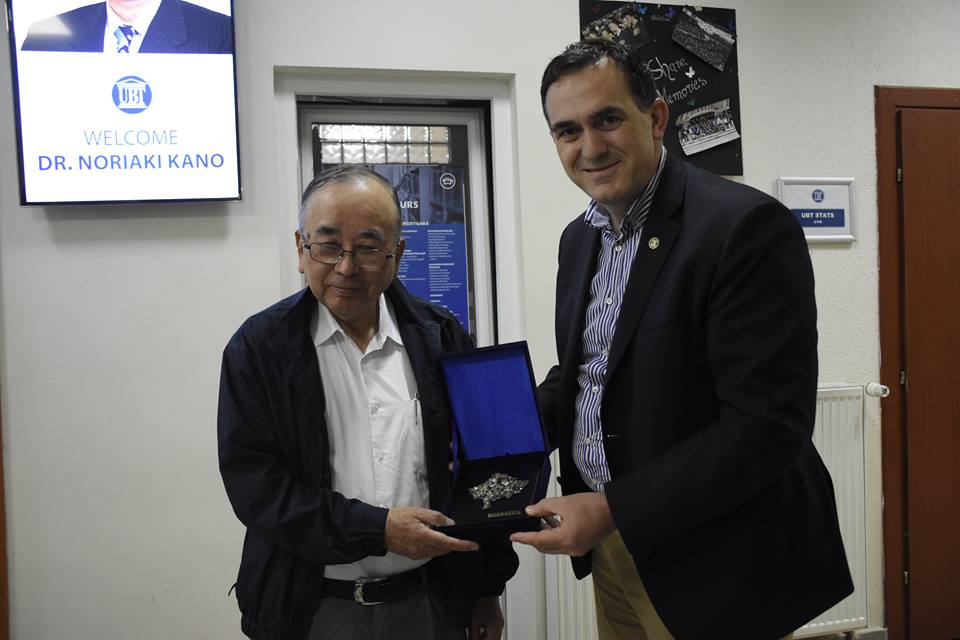Internationally recognized expert Noriaki Kano visited Kosovo for the first time