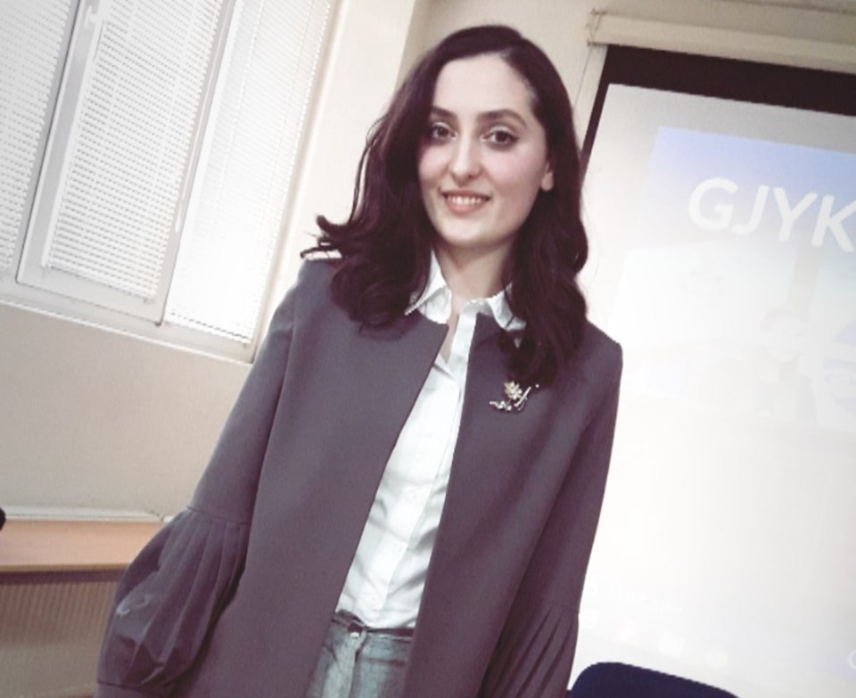 UBT student, Gertë Berisha has been employed at UBT Career Center