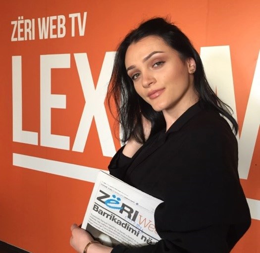 The UBT student of Media and Communication, Fjolla Gjinovci has been employed in the newspaper “Zëri”