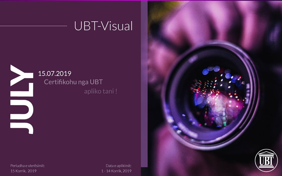 UBT ofron kursin e fotografisë “UBT Visual”