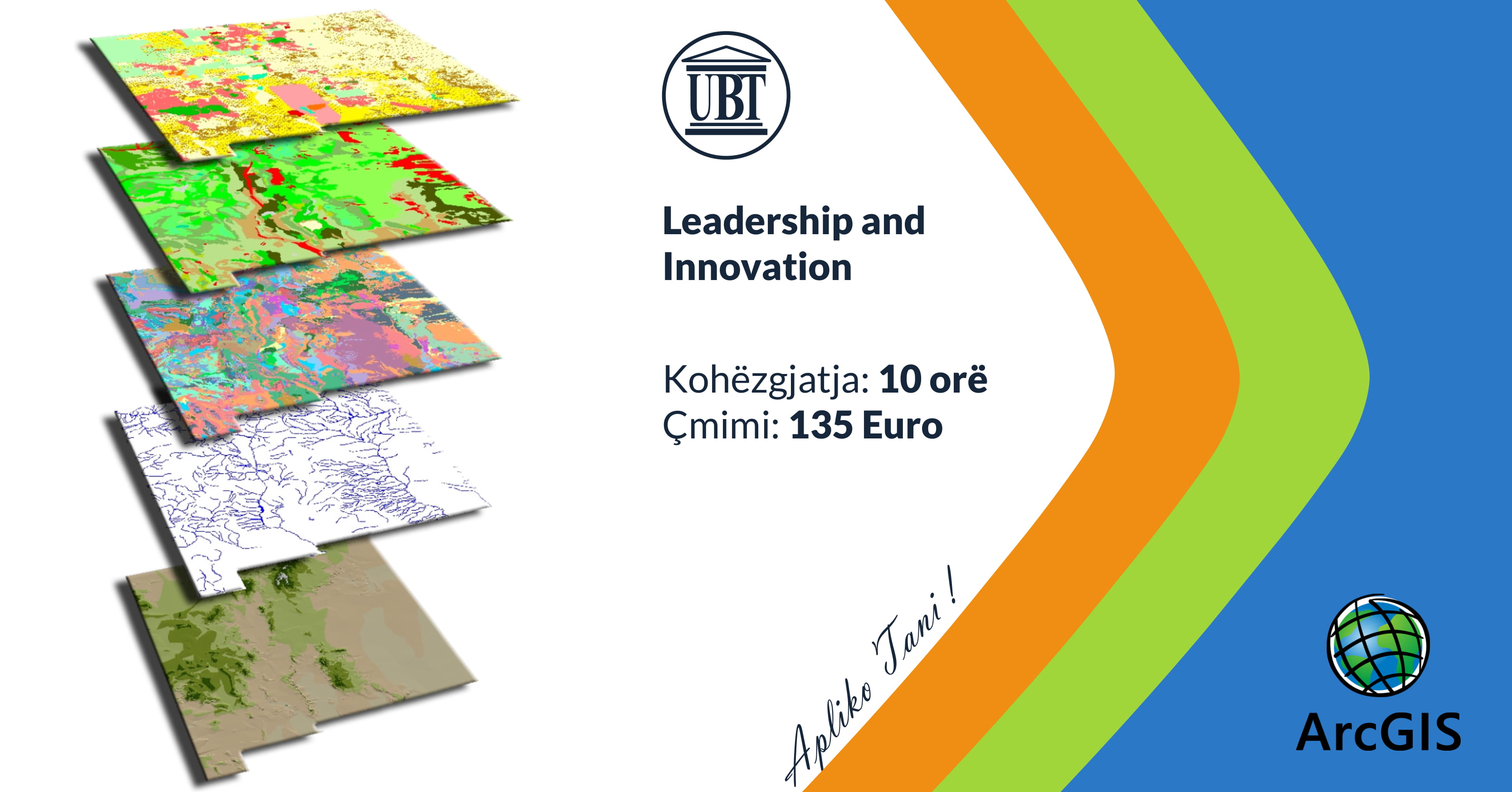 Aplikoni dhe trajnohuni në njërin nga trajnimet më të kërkuara, “ArcGIS – ArcMAP”