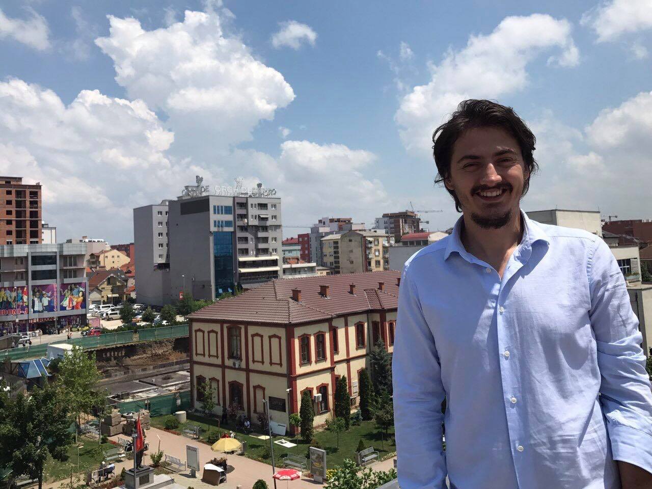 The former UBT student, Gramos Kamberi won the Fulbright Scholarship