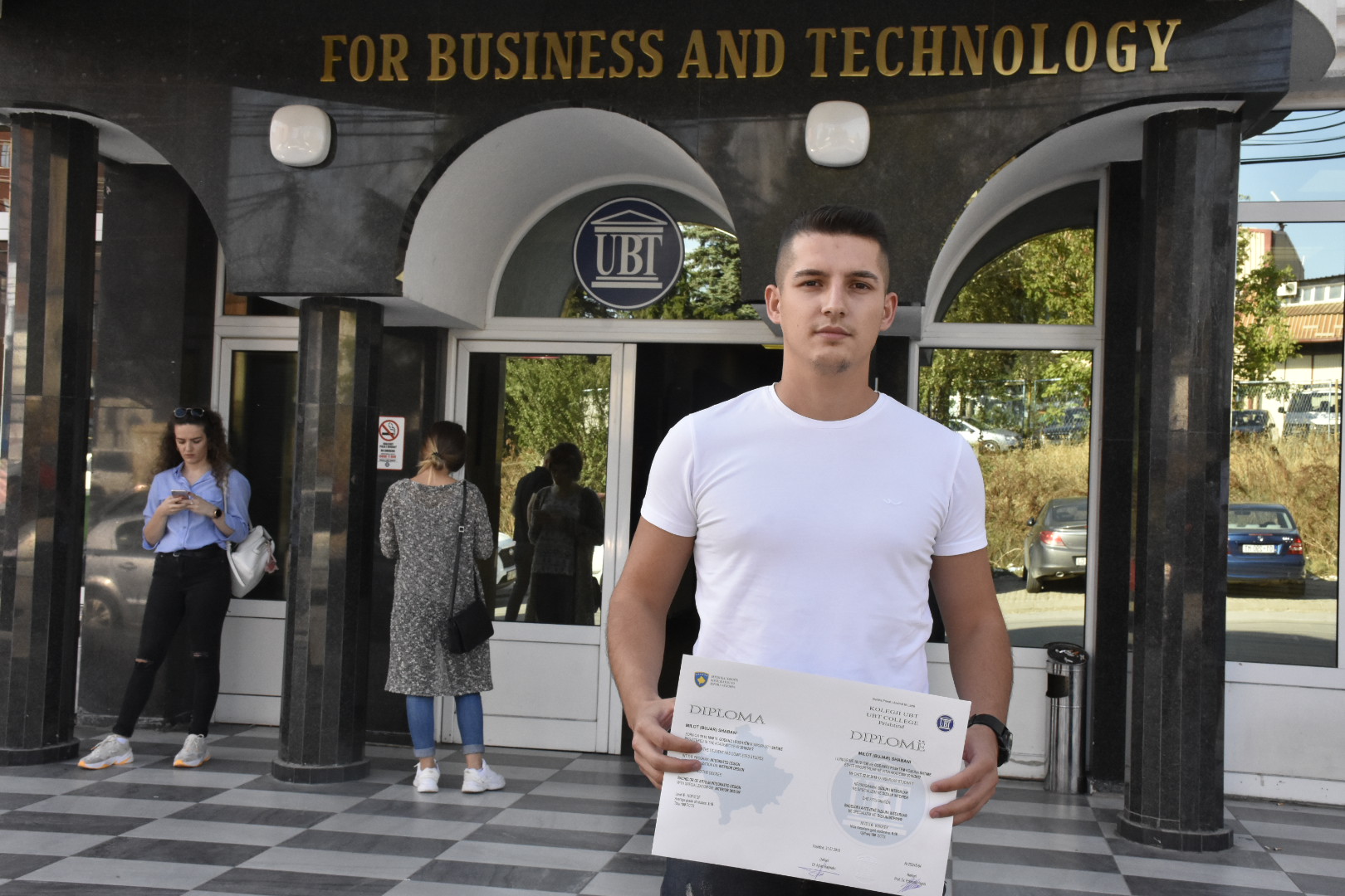 Today has graduated the first student from the Faculty of Integrated Design