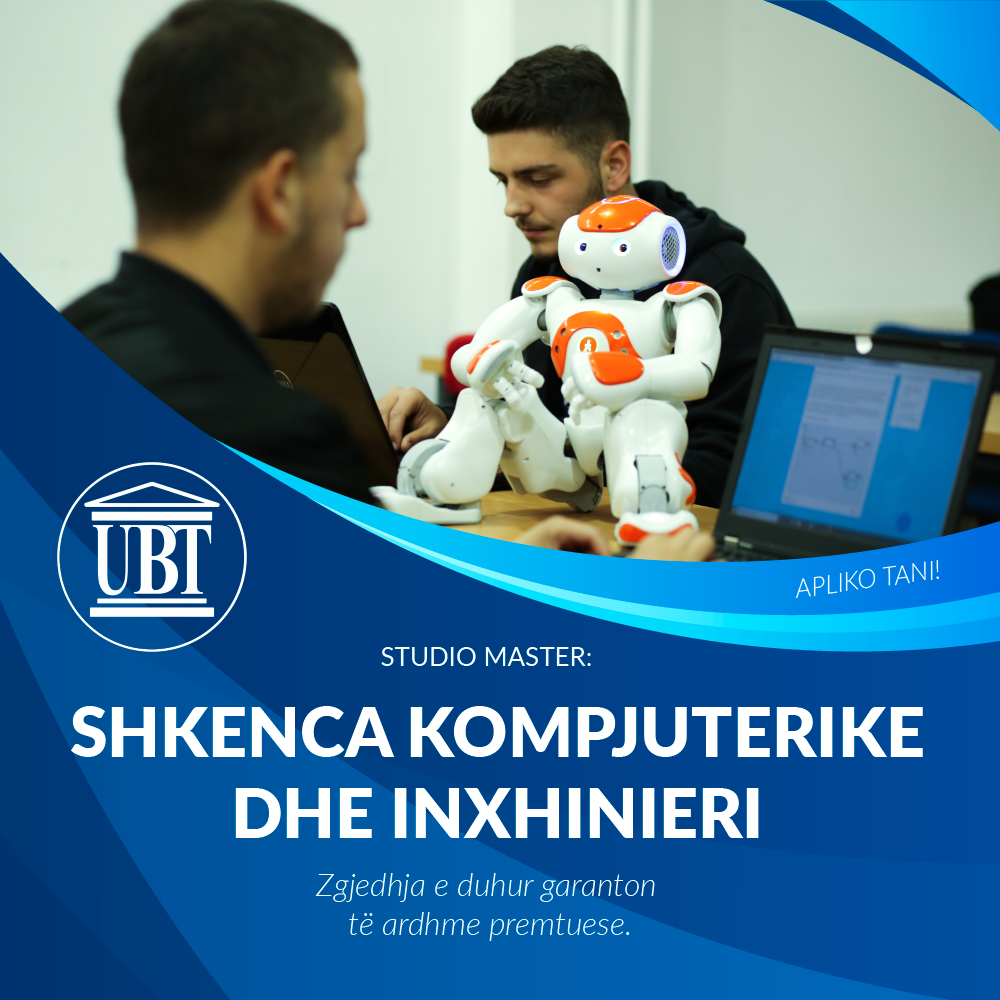 Studio master në Shkenca Kompjuterike dhe Inxhinieri, merr diplomë të njohur ndërkombëtarisht