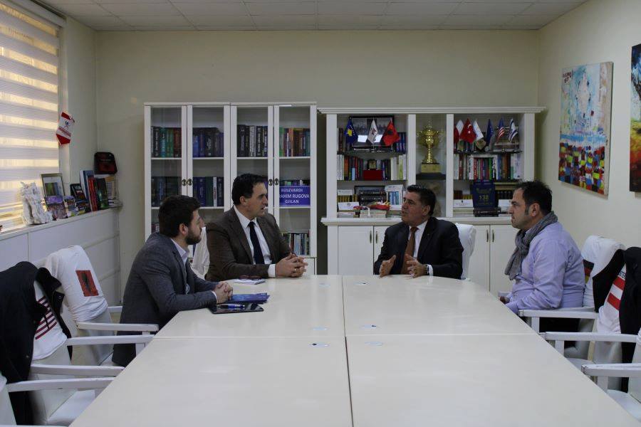 UBT Rector Hajrizi and the head of Gjilan municipality Haziri held a joint discussion regarding the process of digitalization and urbanization of this municipality