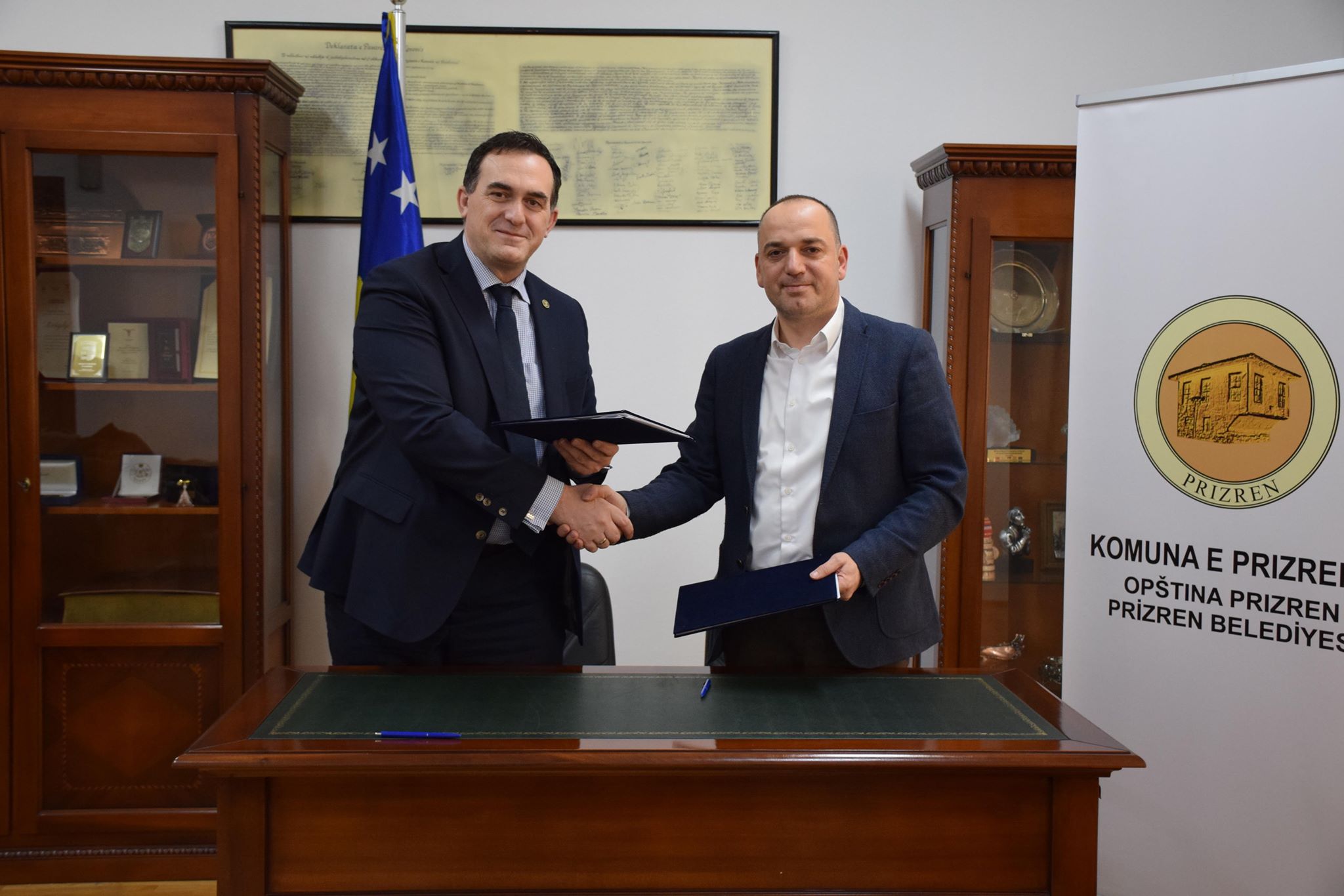 Within the framework of broadening the partnerships with other institutions UBT has signed a collaboration agreement with the municipality of Prizren