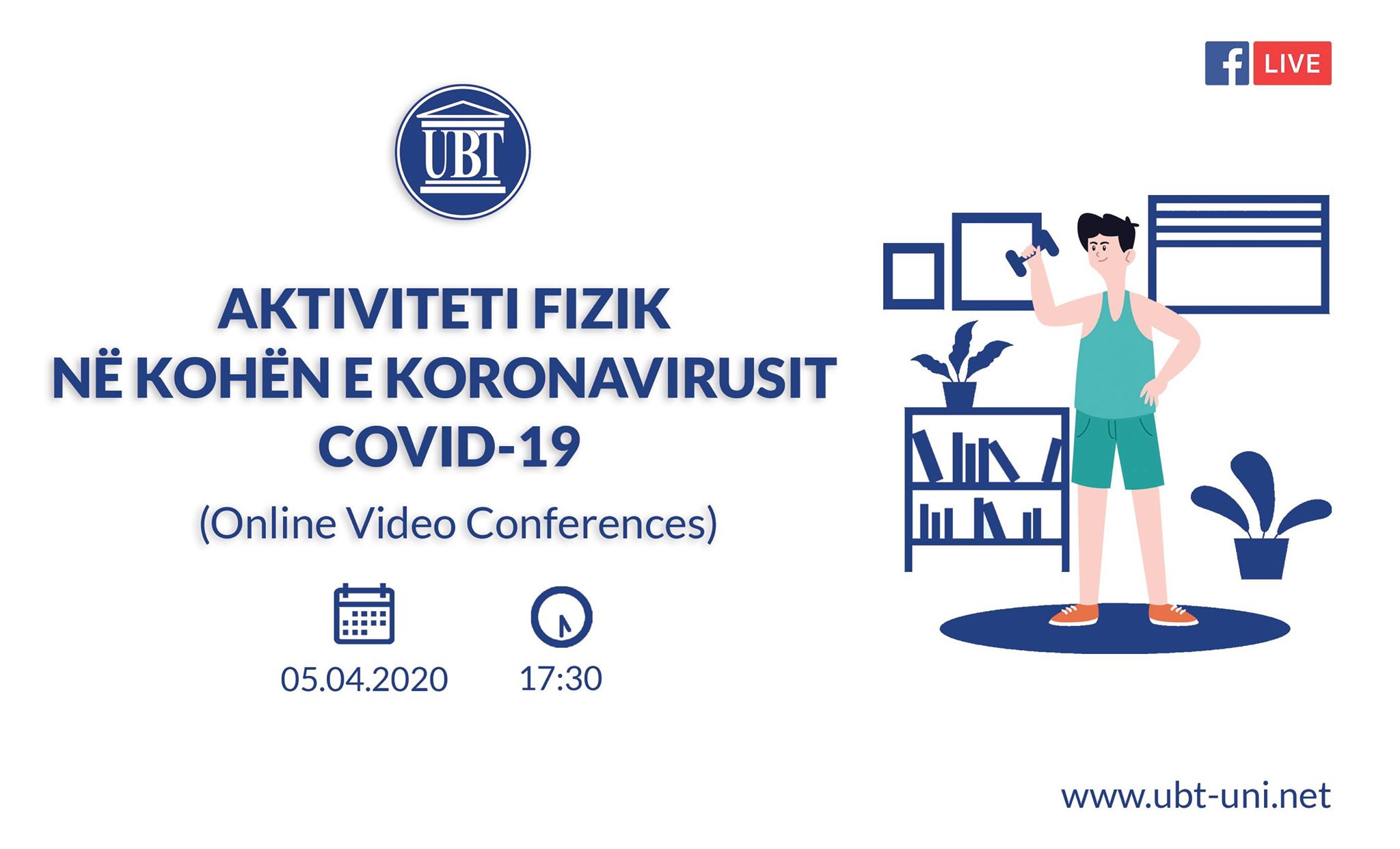 NJOFTIM: Sot, do të mbahet video-konferenca për aktivitetin fizik në kohën e koronavirusit Covid-19
