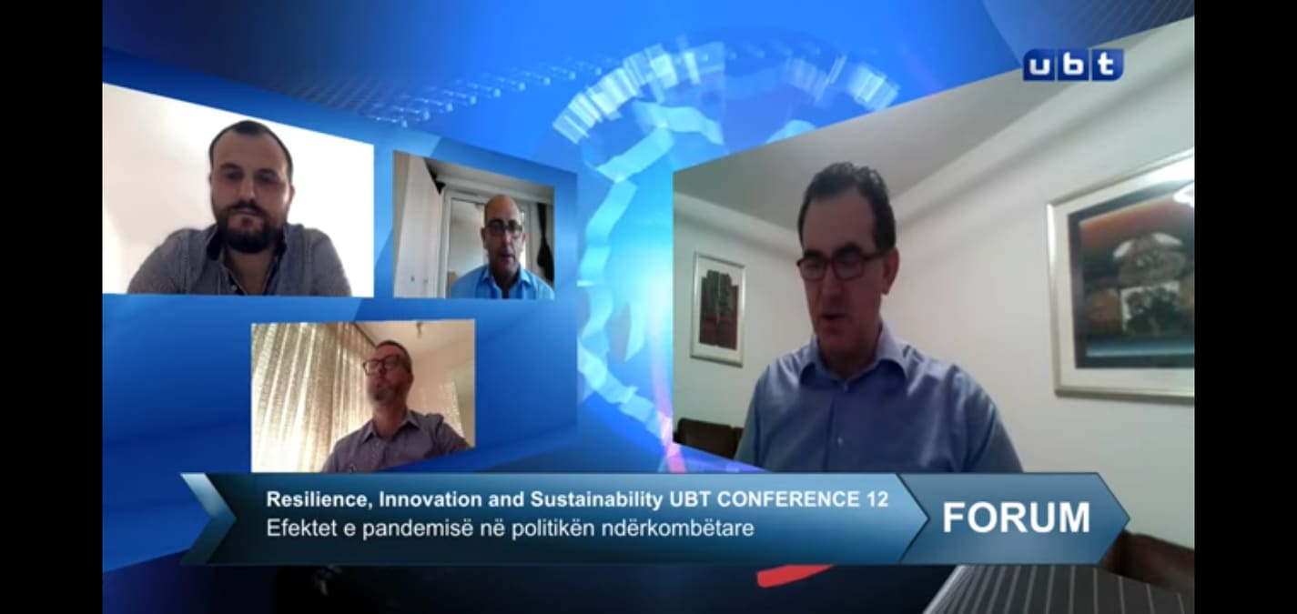 UBT mbajti konferencën online për krizën politike në kohën e pandemisë