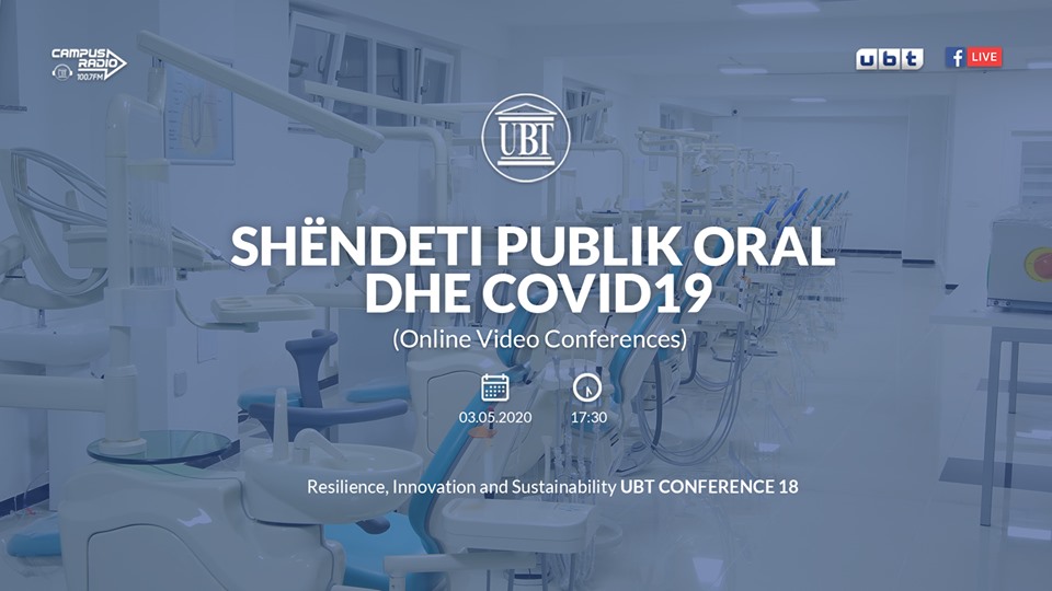 NJOFTIM: Sot, do të mbahet video-konferenca për shëndetin publik oral dhe COVID-19