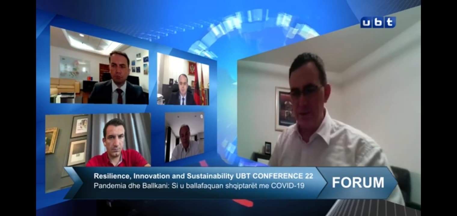 UBT mbajti konferencën rajonale lidhur me ballafaqimin e shqiptarëve me COVID-19