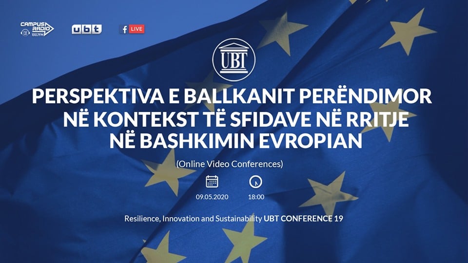 NJOFTIM: Sot, do të mbahet video-konferenca me temë: “Perspektiva e Ballkanit Perëndimor  në kontekst të sfidave në rritje në Bashkimin Evropian”